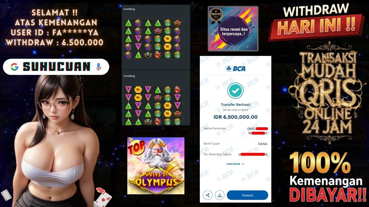 SUHUCUAN JACKPOT SLOT GATES OF OLYMPUS